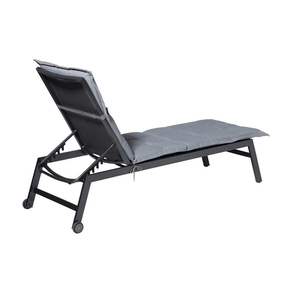 Madison ligbedkussen 200x65cm Panama light grey