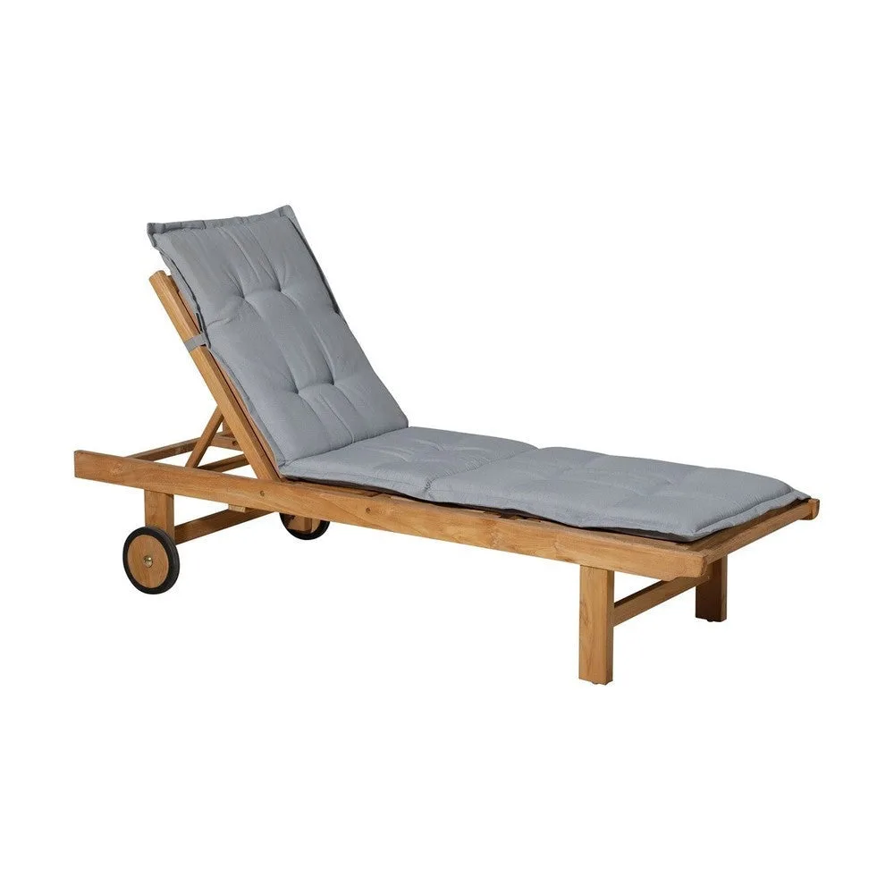 Madison ligbedkussen 200x65cm Panama light grey