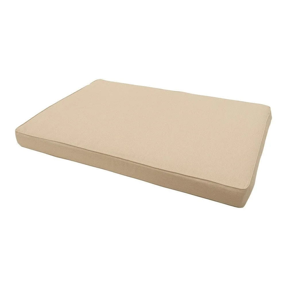 Madison Lounge Palettenkissen beige Canvas Eco+ 120x80 cm