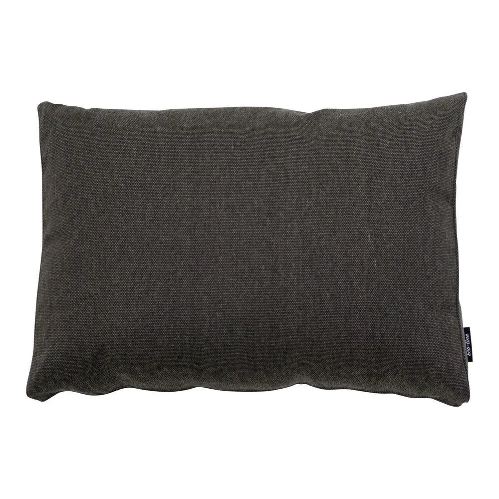 Madison lounge rugkussen Dark grey canvas eco+ 40x60 cm