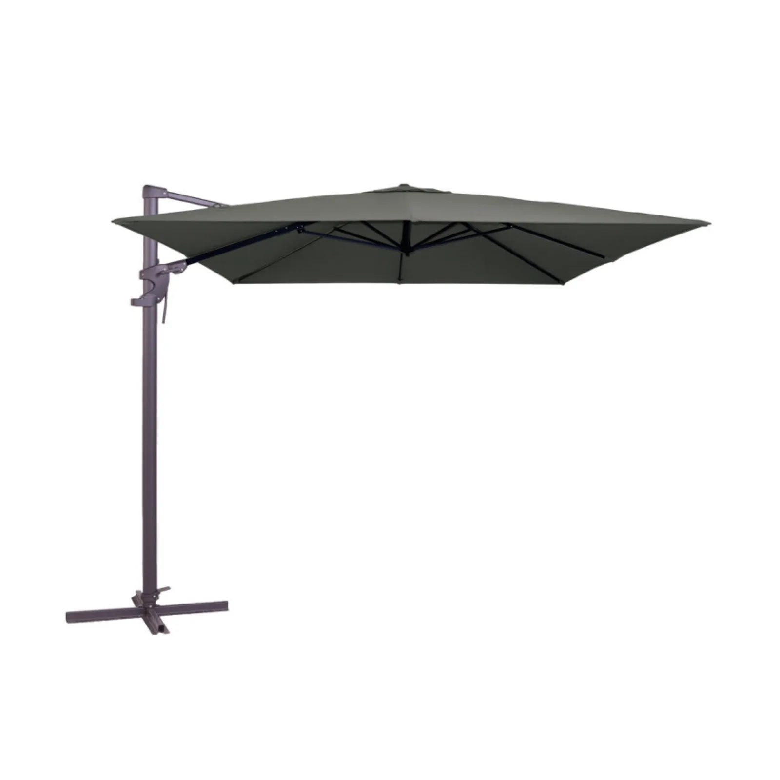 Madison Zweefparasol Monaco flex III 300x300cm grey