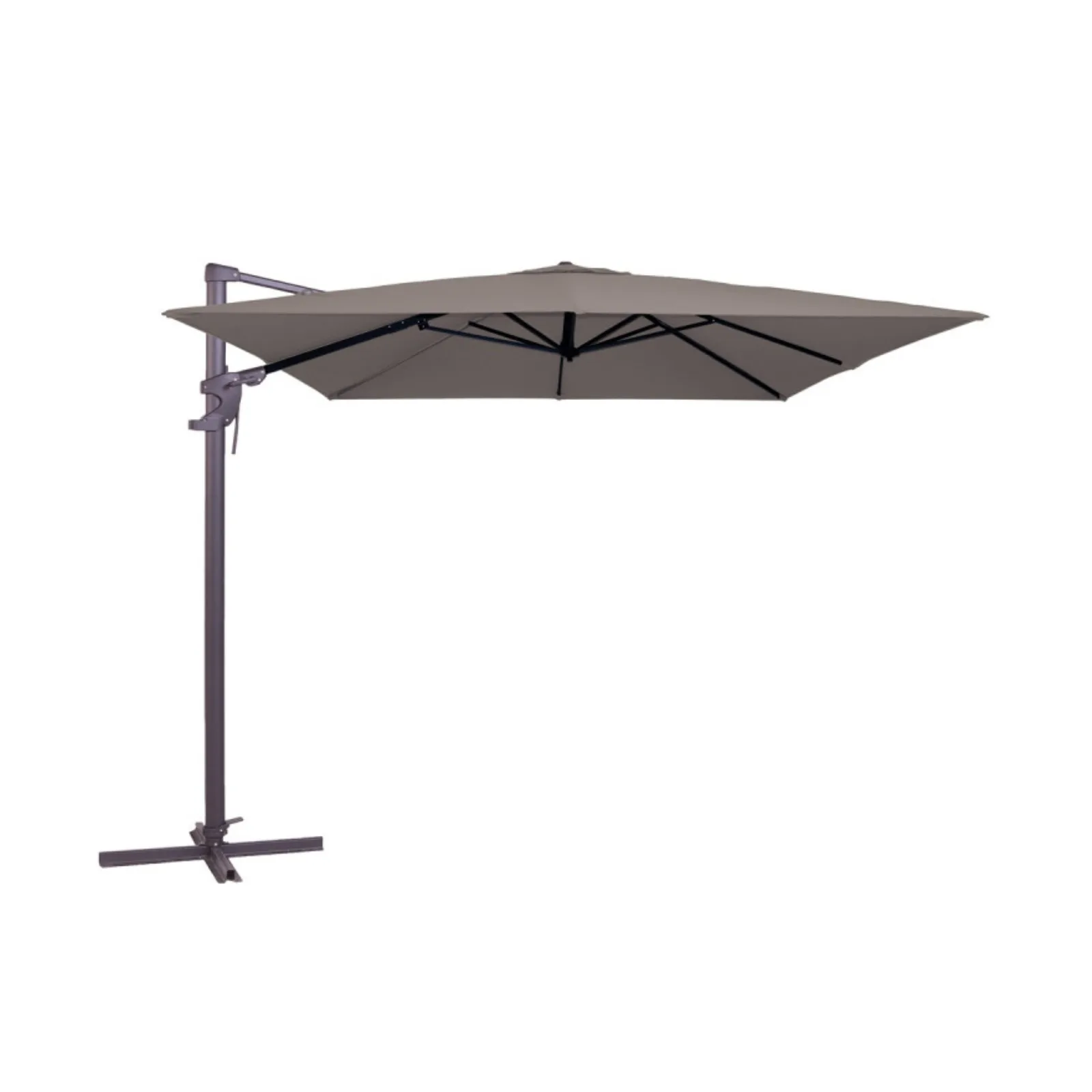 Madison Zweefparasol Monaco flex III 300x300cm taupe