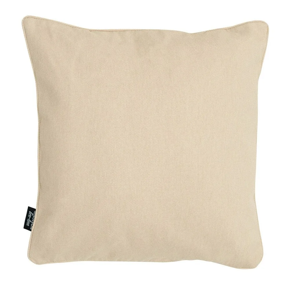 Coussin décoratif Madison Beige canvas eco+ 50x50 cm
