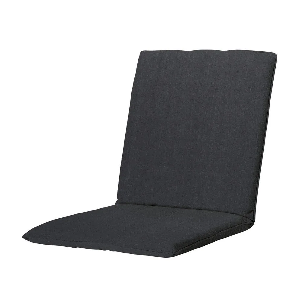 Madison stapelstoelkussen Basic black 97x49 cm