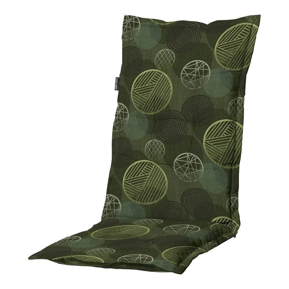 Madison stoelkussen hoge rug Circle green 123x50 cm