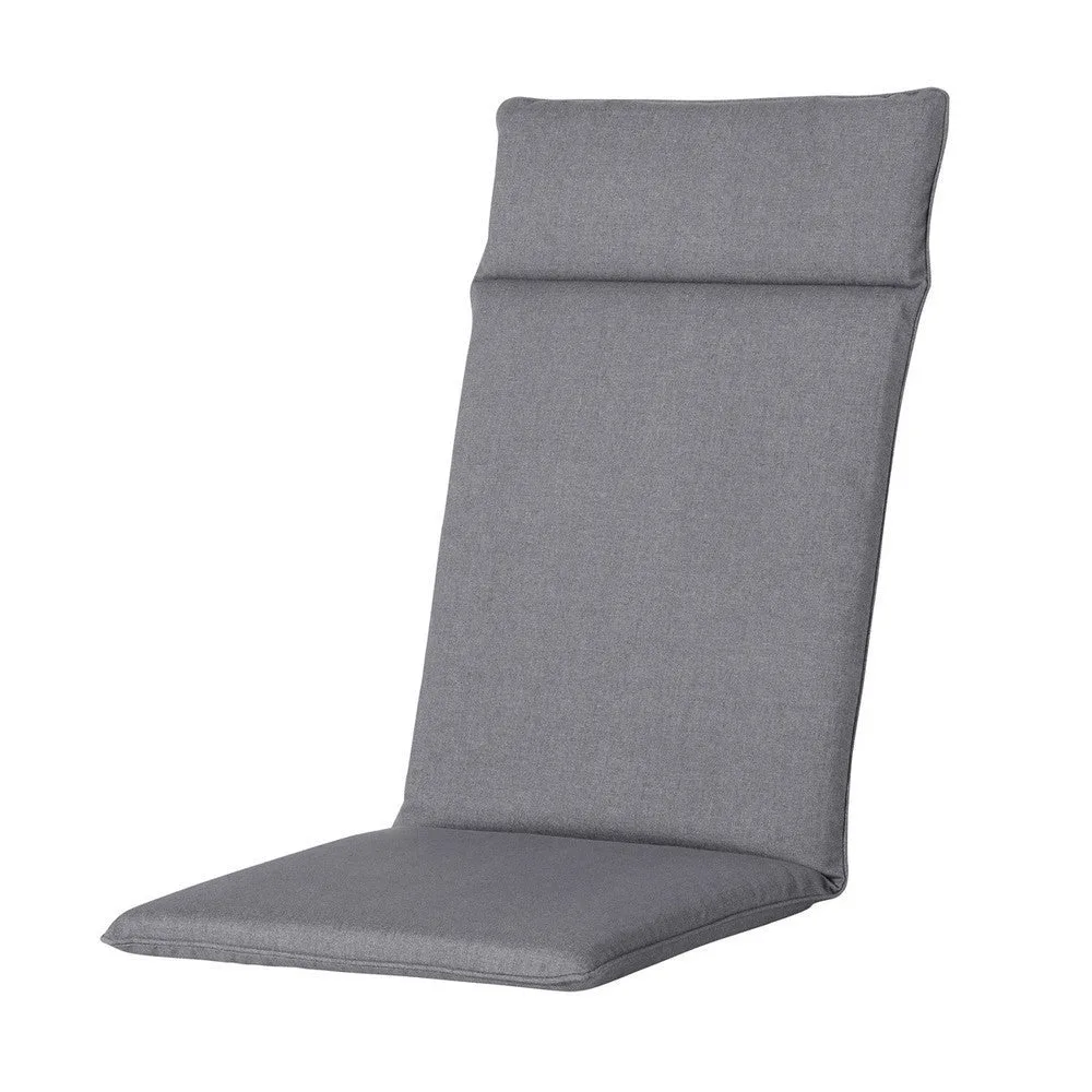 Madison universelles Kissen hohe Rückenlehne Outdoor Oxford grau 120x50 cm