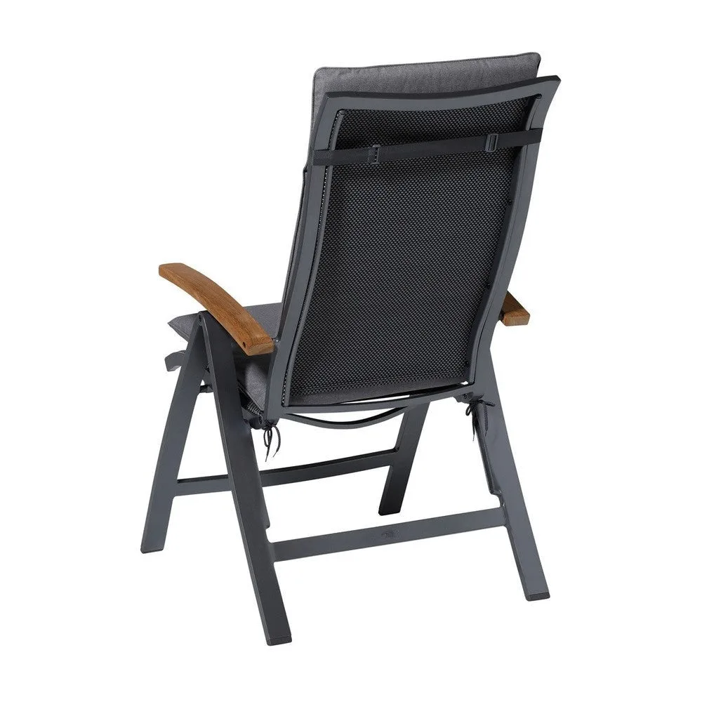 Madison universeel kussen hoge rug Outdoor Oxford grey 120x50 cm