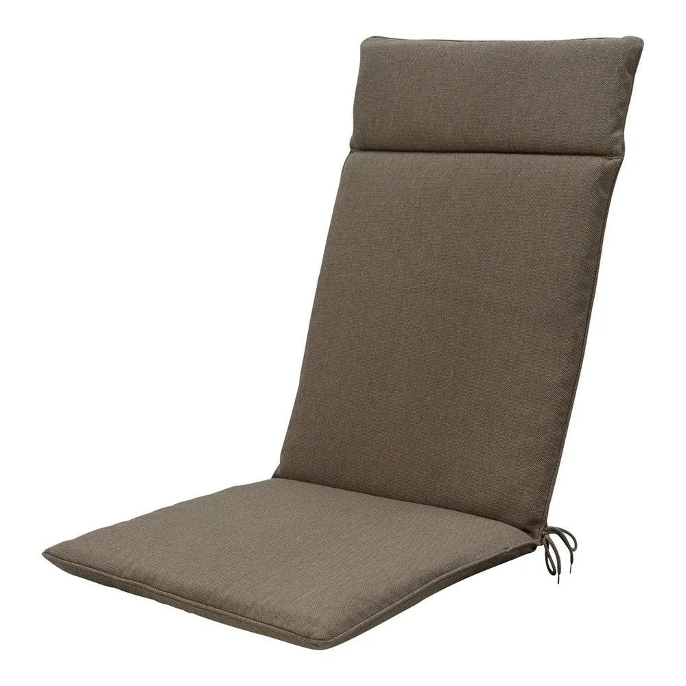 Madison universeel kussen hoge rug Taupe canvas eco+ 120x50 cm