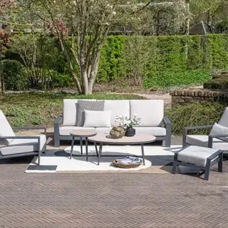 Garden Impressions Margriet table d'appoint Ø50xH48 cm - taupe - aspect teck clair