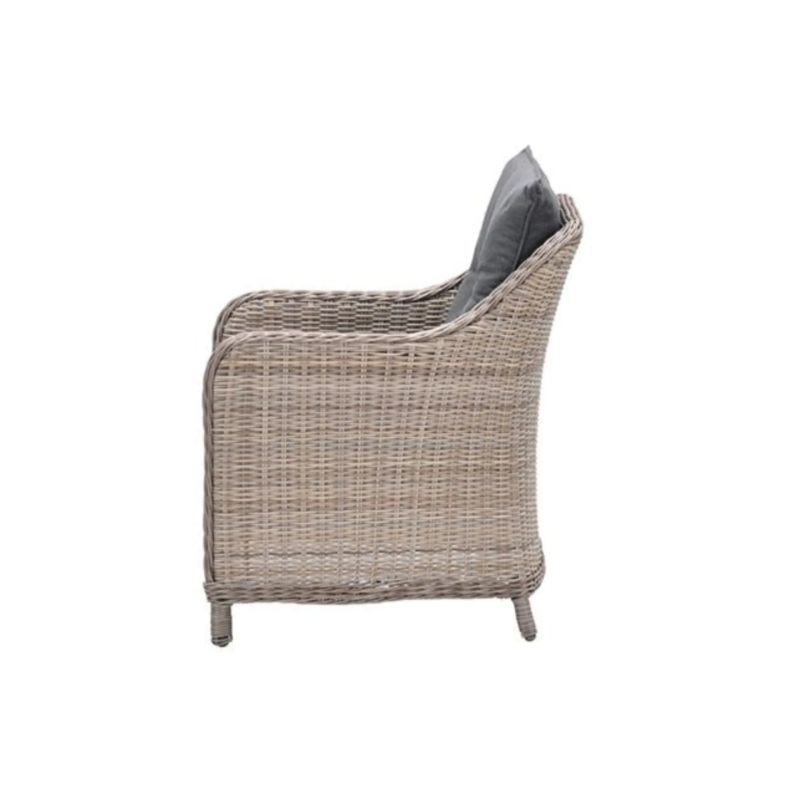 Garden Impressions Milwaukee lounge tuinstoel wicker grijs 4