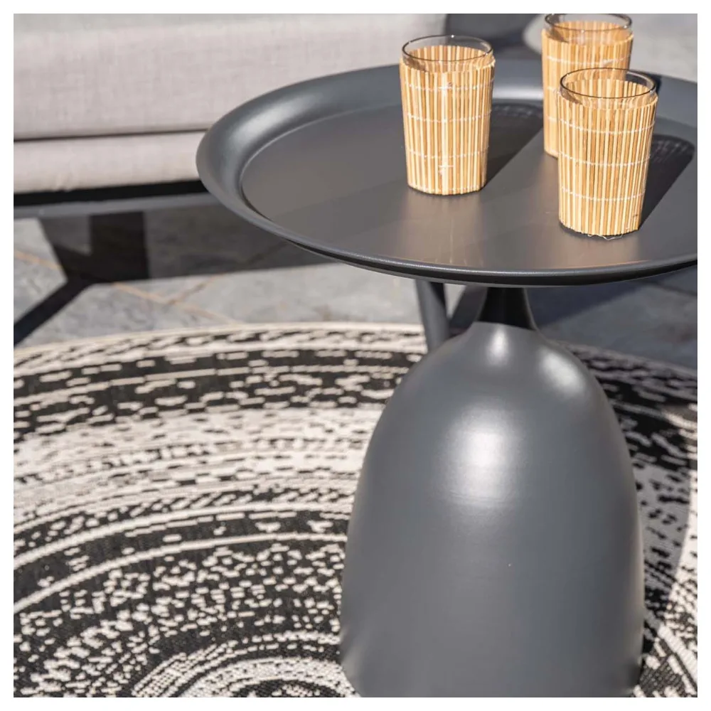 Mioala bijzettafel - diameter 50xH48 cm - carbon black 5