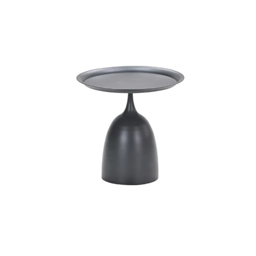 Mioala bijzettafel - diameter 50xH48 cm - carbon black