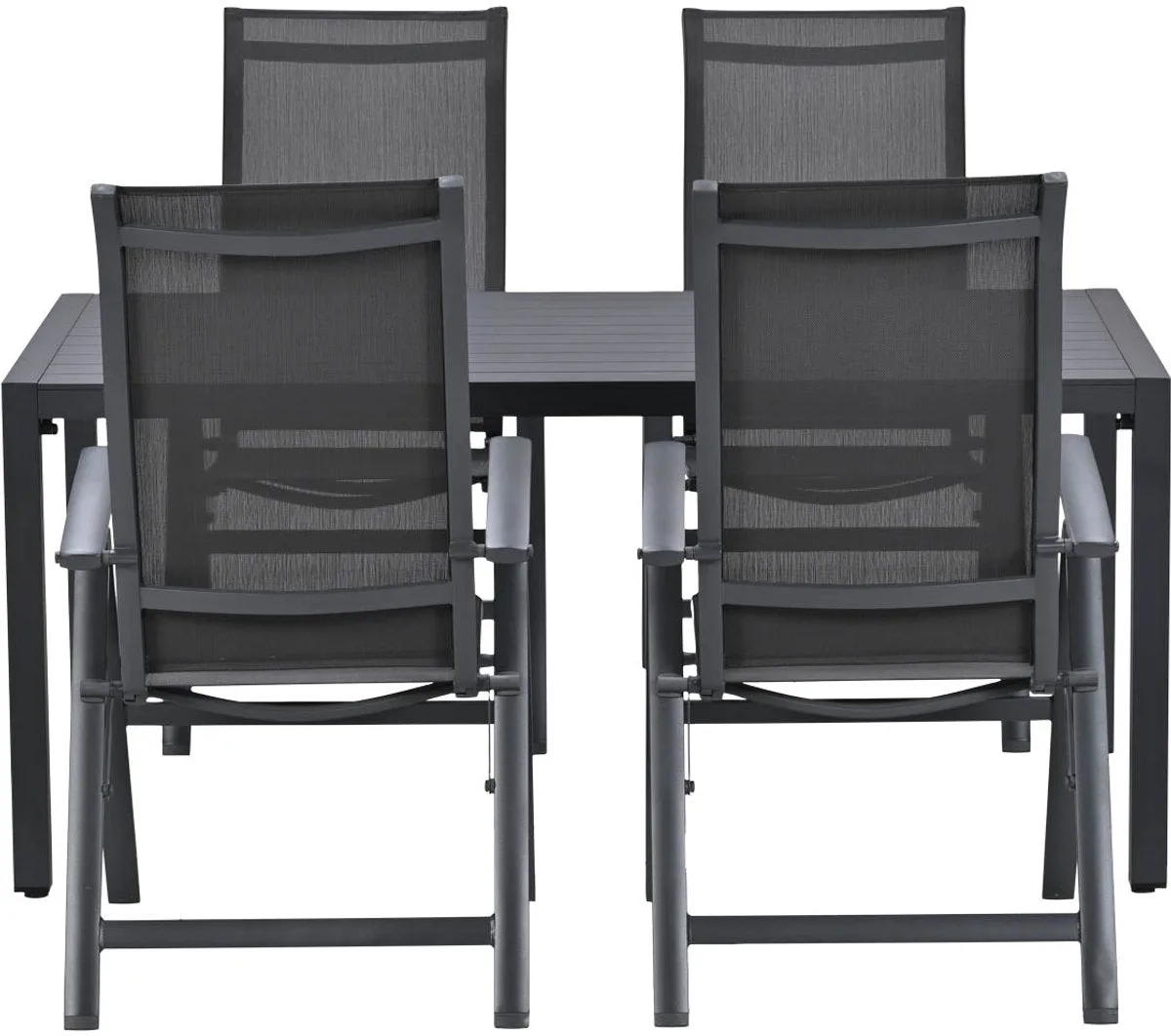 Garden Impressions Osaka Felini tuinset 4 personen verstelbare stoelen