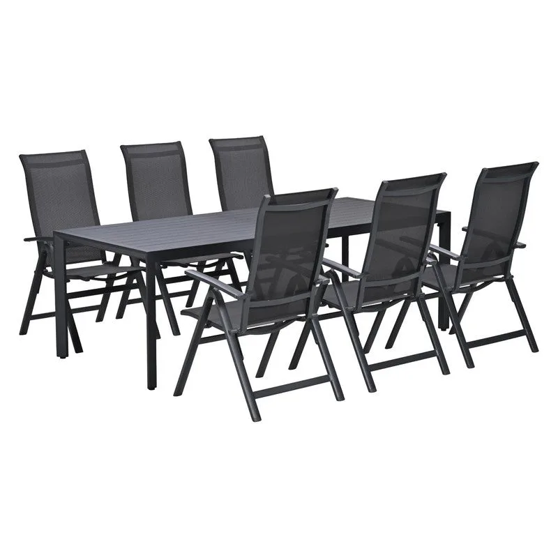 Garden Impressions Osaka Felini tuinset 6 personen verstelbare stoelen