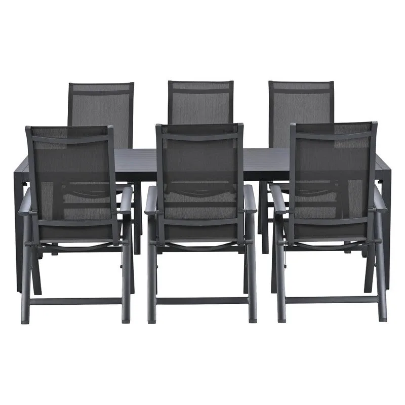 Garden Impressions Osaka Felini tuinset 6 personen verstelbare stoelen