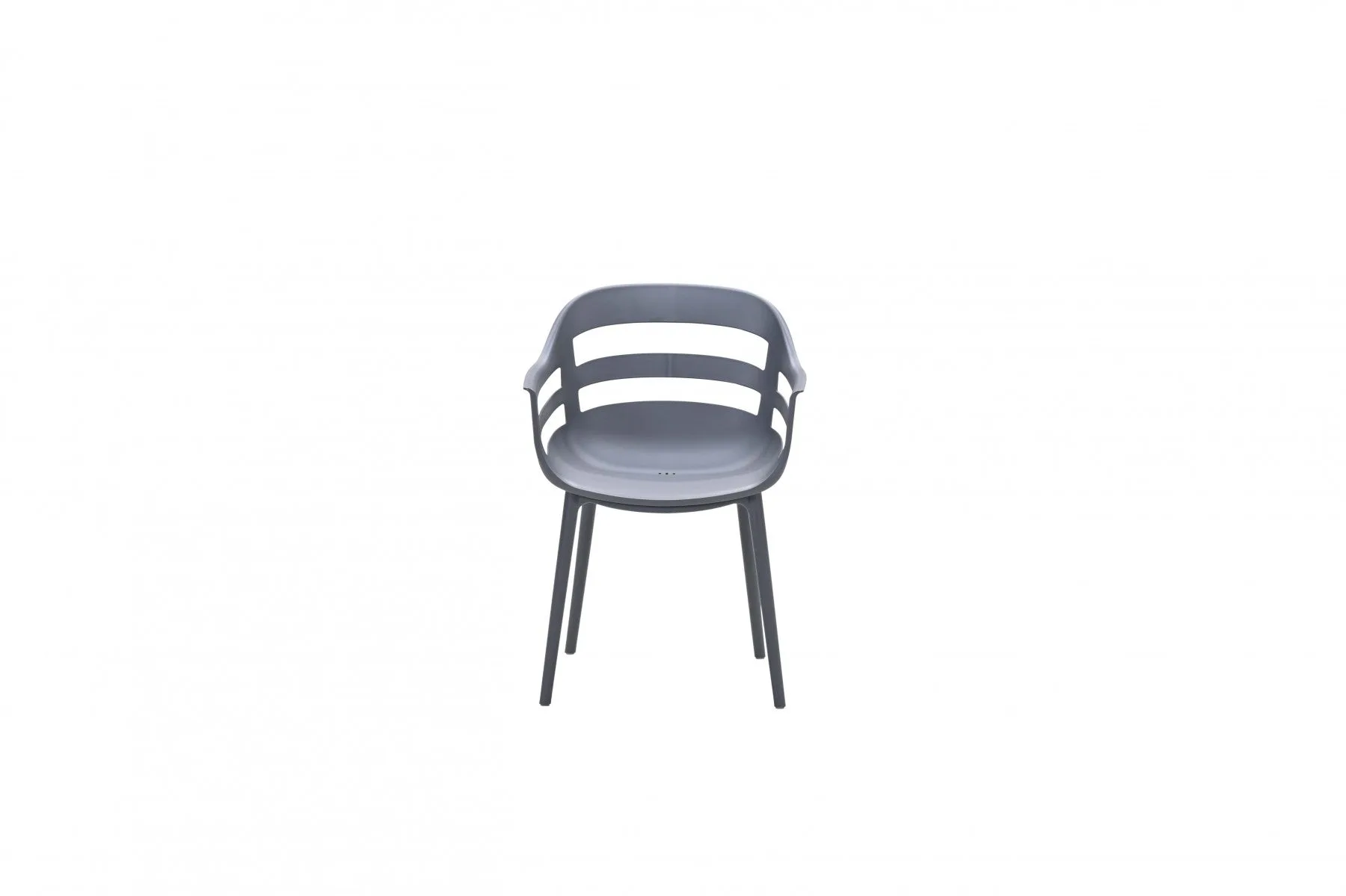 Garden Impressions Ceasar, ensemble de 4 chaises de jardin anthracite