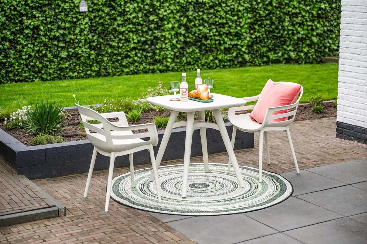 Garden Impressions Ceasar chaises de jardin lot de 4 sable
