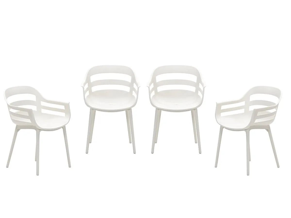 Garden Impressions Ceasar chaises de jardin lot de 4 sable