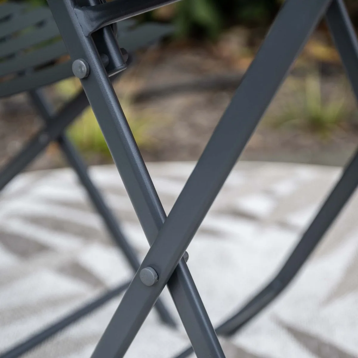 Garden Impressions Alfa – Ensemble de balcon 3 pièces – Carbon Black