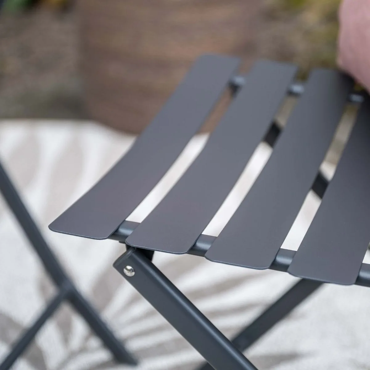 Garden Impressions Alfa – Ensemble de balcon 3 pièces – Carbon Black
