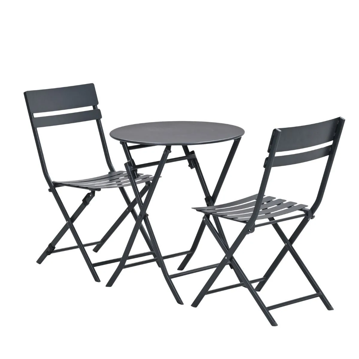 Garden Impressions Alfa – Ensemble de balcon 3 pièces – Carbon Black