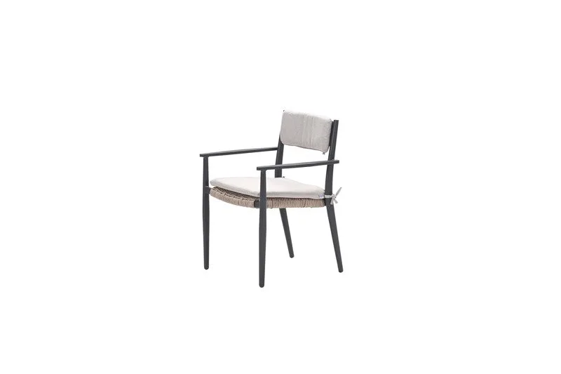 Salon de jardin Garden Impressions Paris 4 fauteuils + 1 table Terni 160 cm