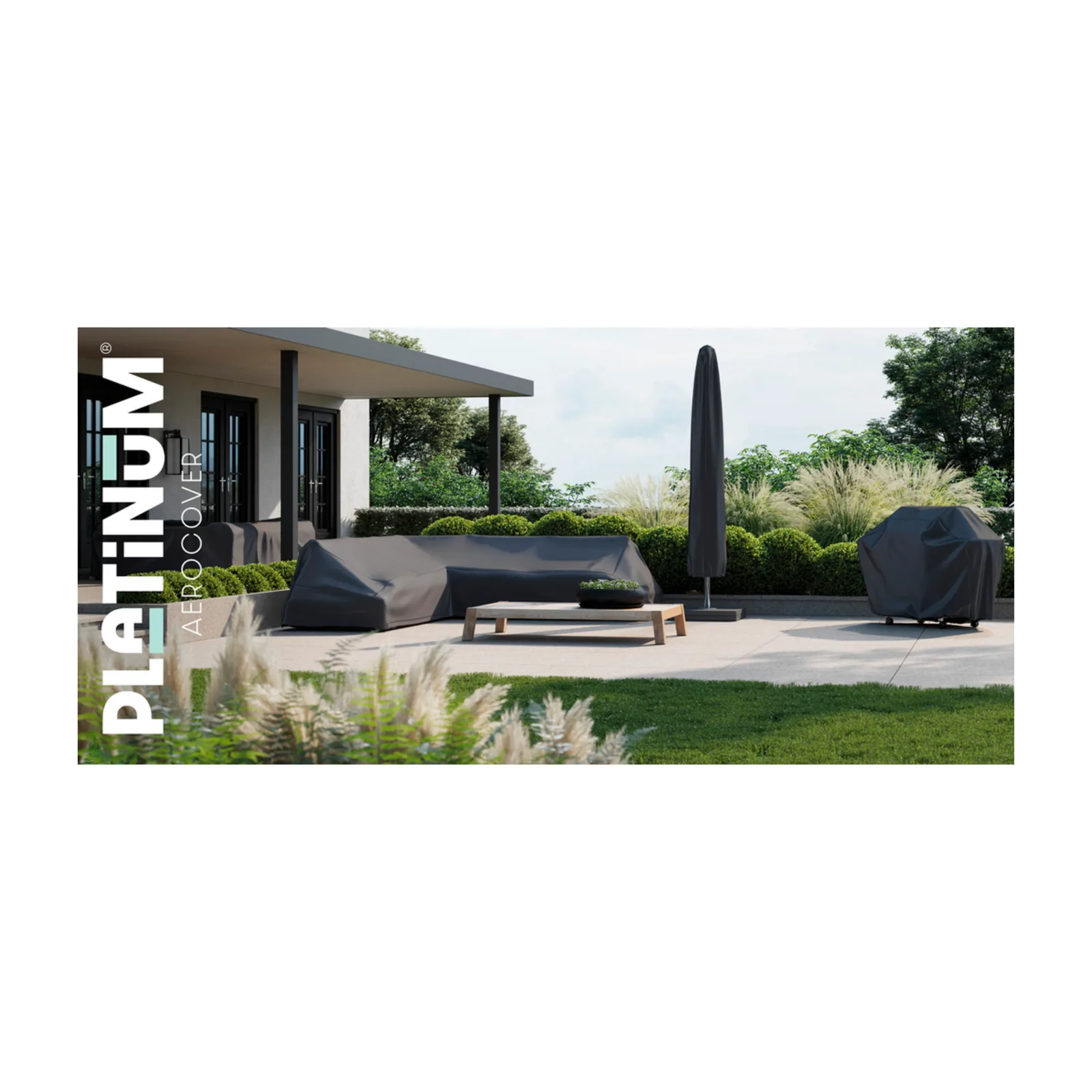 Platinum AeroCover Zweefparasolhoes H292x60/65 6