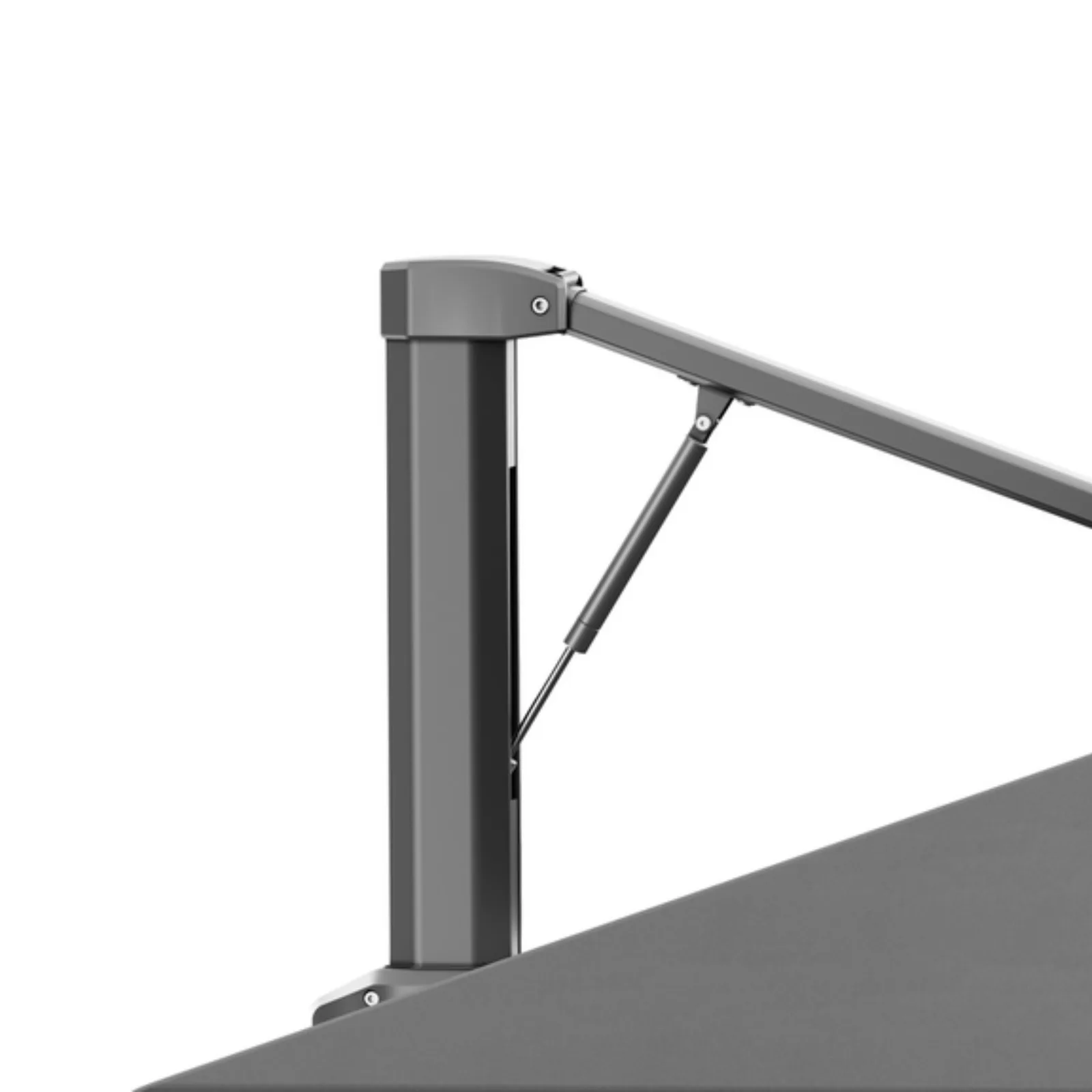 Platinum Sun & Shade zweefparasol Beaufort premium 320x320 Faded black 3