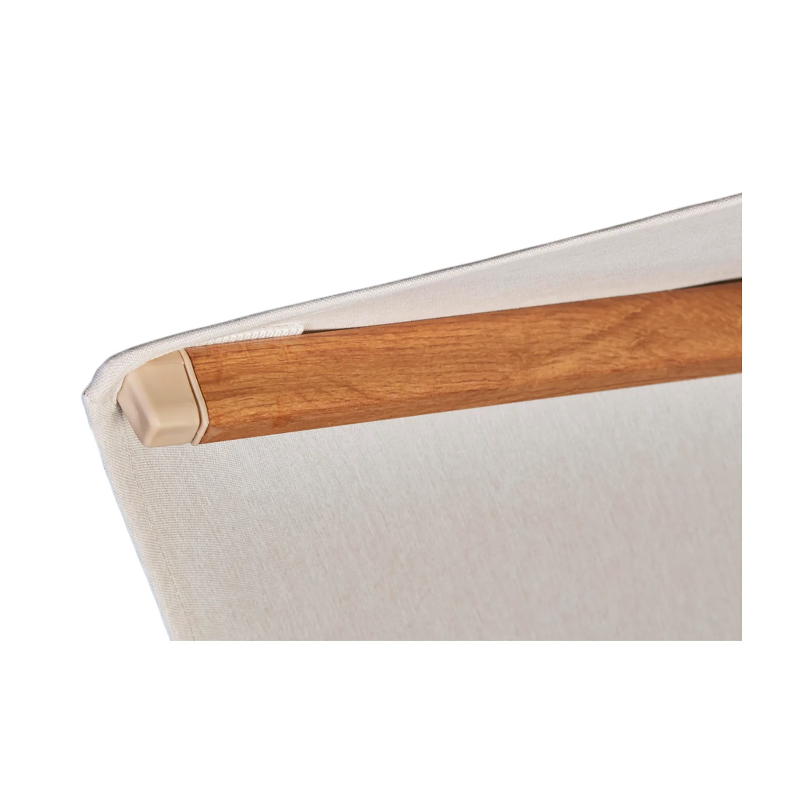 Platinum Sun & Shade zweefparasol Challenger T² Teak look frame, 300x300 Champagne. 10