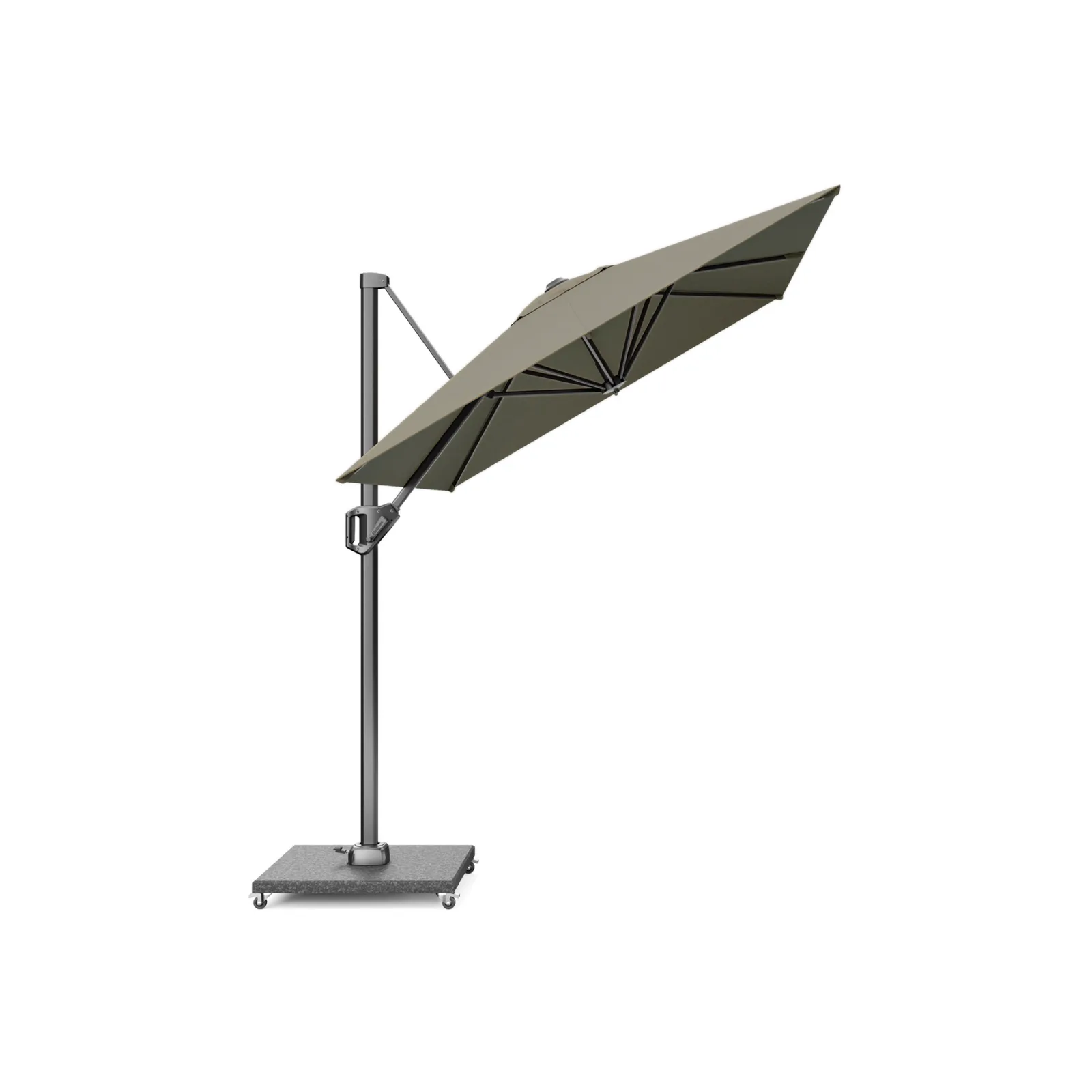 Platinum Sun &amp; Shade zweefparasol Voyager T¹ 300x200 taupe. 3