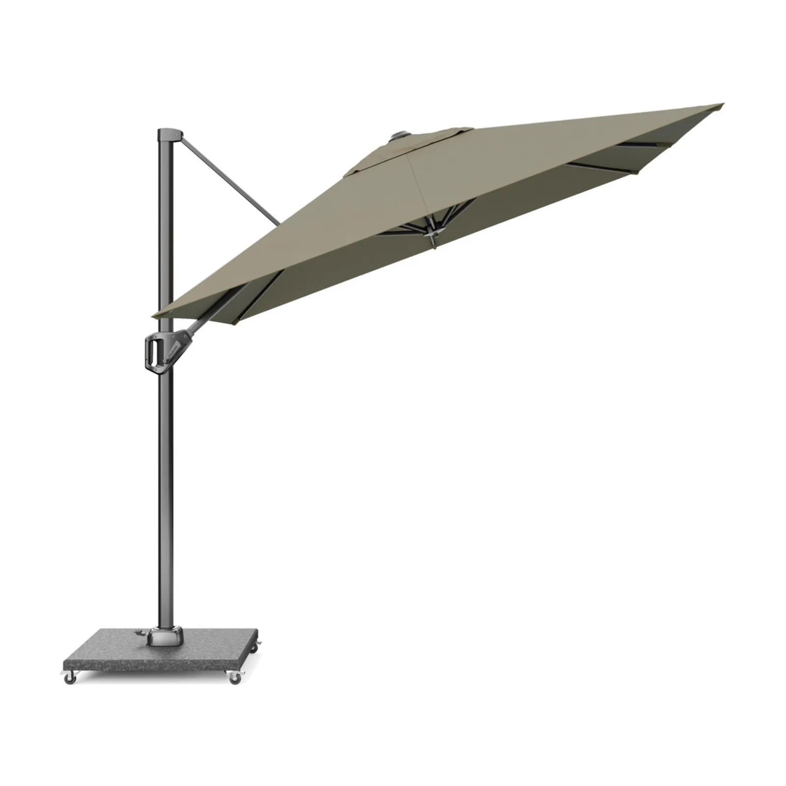Platinum Sun & Shade zweefparasol Voyager T¹ 250x250 taupe 9