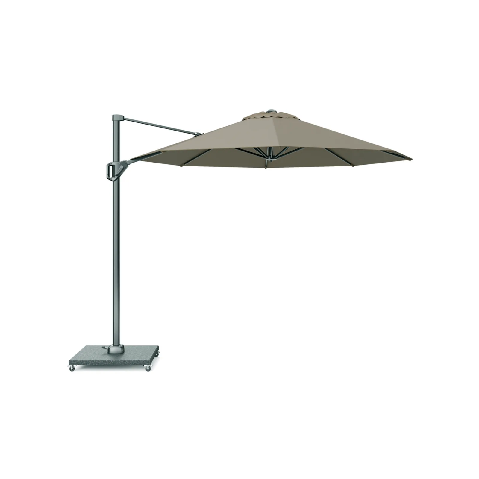 Platinum Sun &amp; Shade zweefparasol Voyager T¹ ø300cm taupe