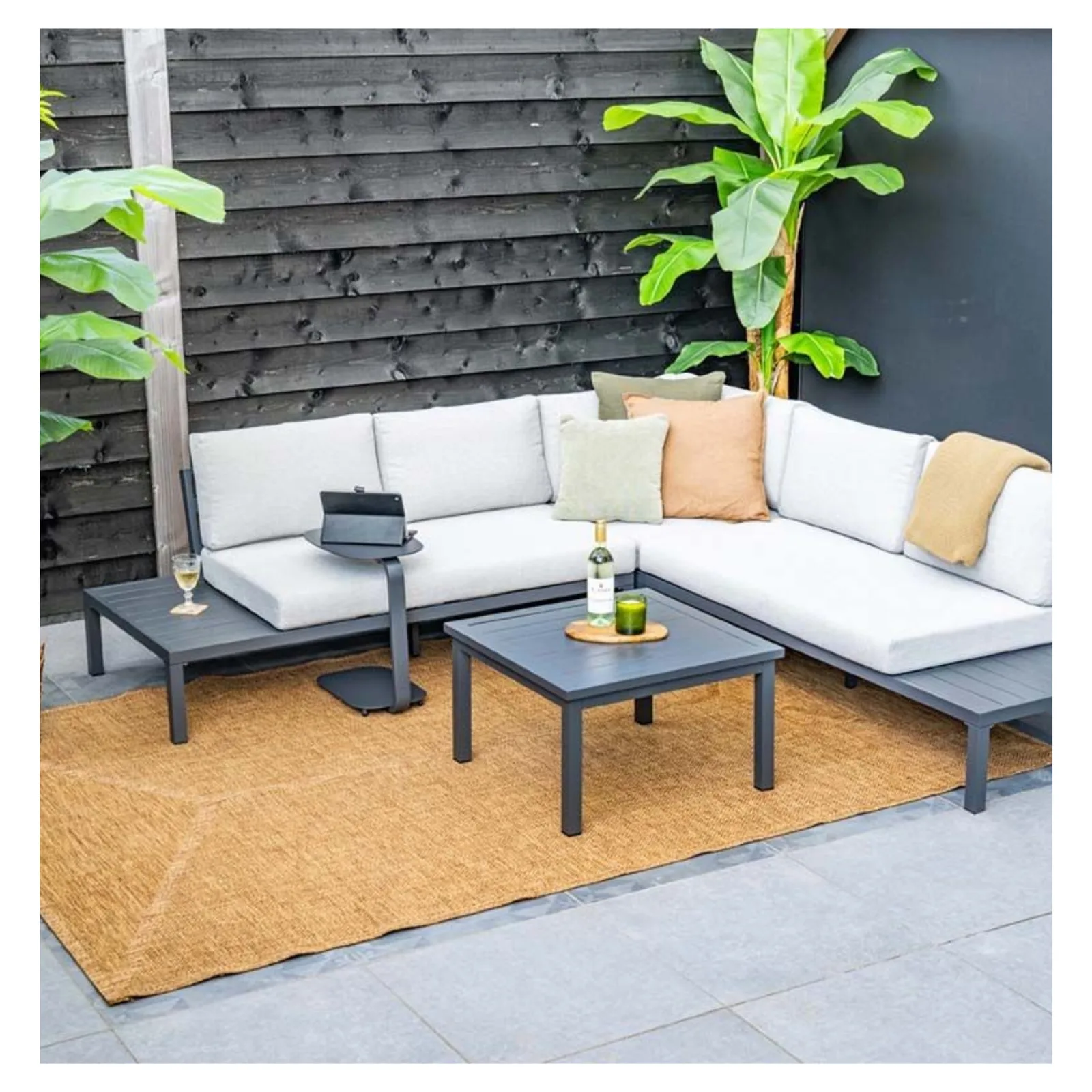 Prinos loungeset aluminium 4-delig - valley sand 3