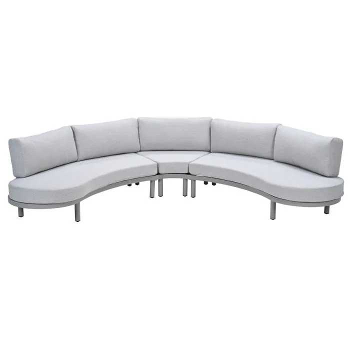 Garden Impressions Potenza loungeset 3-delig taupe valley sand