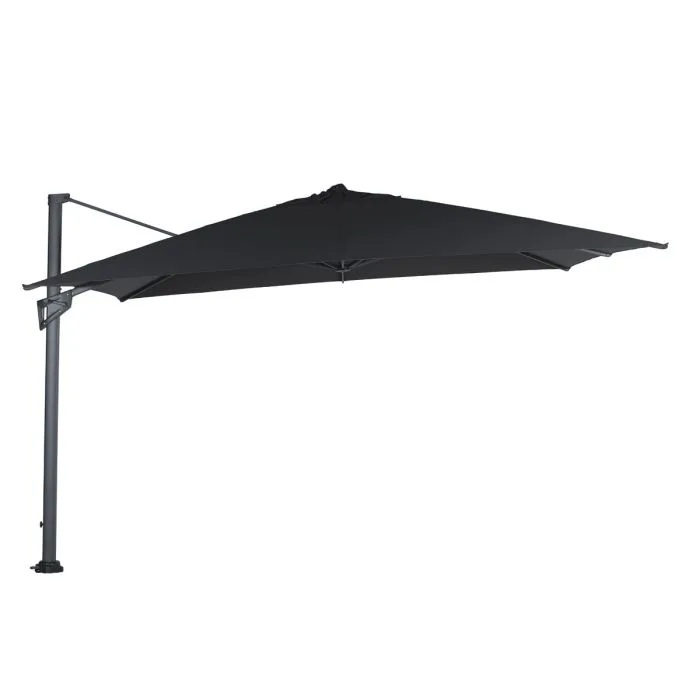 Garden Impressions Hawaii King pole parasol 400x400 cm carbon black sand