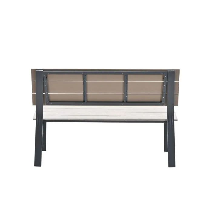 Garden Impressions Jondal parkbank carbon black light teak Vironwood
