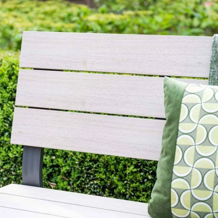 Garden Impressions Jondal parkbank carbon black light teak Vironwood