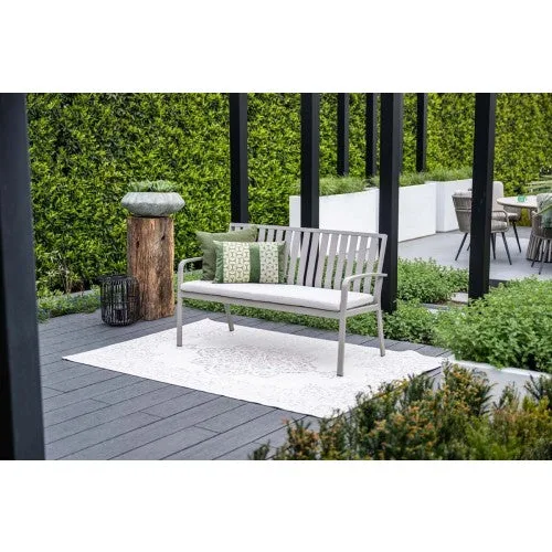 Garden Impressions Bruno parkbank aluminium taupe valley sand