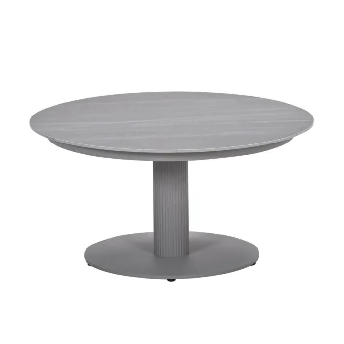Garden Impressions Nice lounge tafel Ø80xH40 cm taupe Centostone Napoli sand