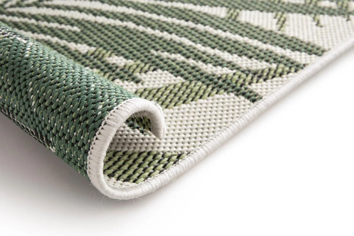 Garden Impressions Naturalis karpet 200x290 cm palm leaf green