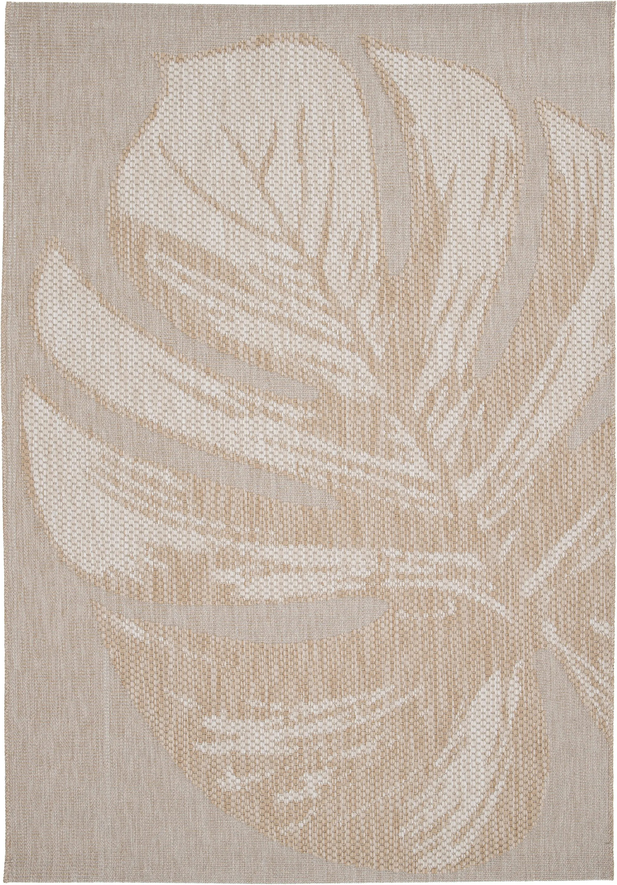 Garden Impressions Naturalis buitenkleed  200x290 cm leaf taupe