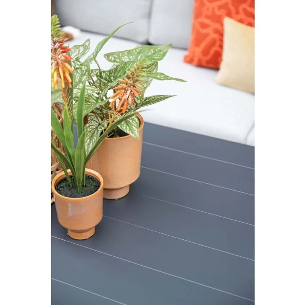 Garden Impressions Rondo lounge-dining set 6-delig carbon black  valley sand