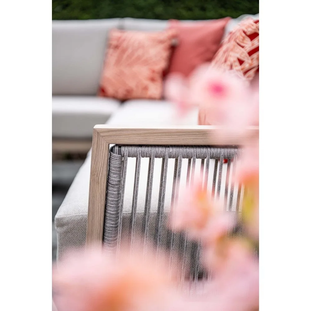Garden Impressions Decala lounge-dining set 5-delig licht eikenlook sand desert sand
