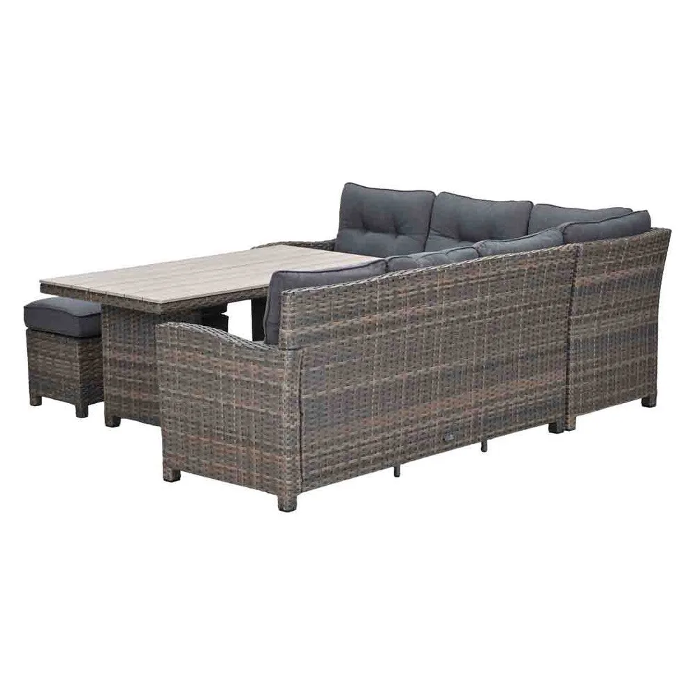 Garden Impressions Seagull lounge-diningset 5-delig links havana sand -