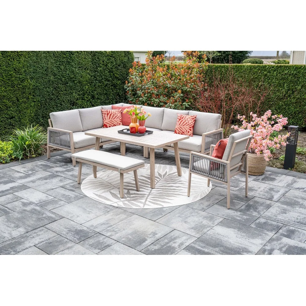 Garden Impressions Decala sportbank  licht eiken look  desert sand