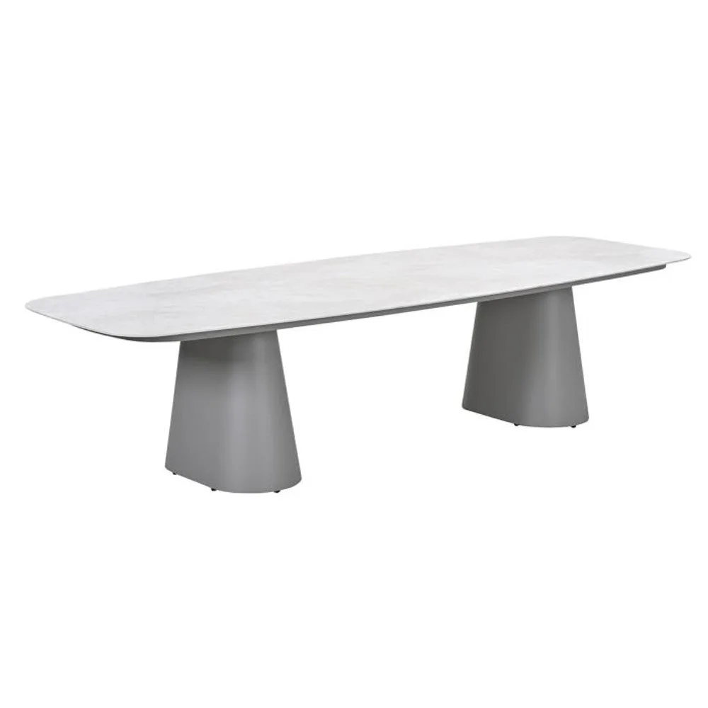 Garden Impressions Denver dining tafel 320x120 cm taupe Centostone Verona sand