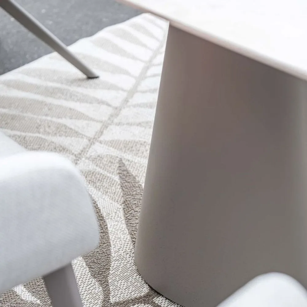 Garden Impressions Denver dining tafel 320x120 cm taupe Centostone Verona sand