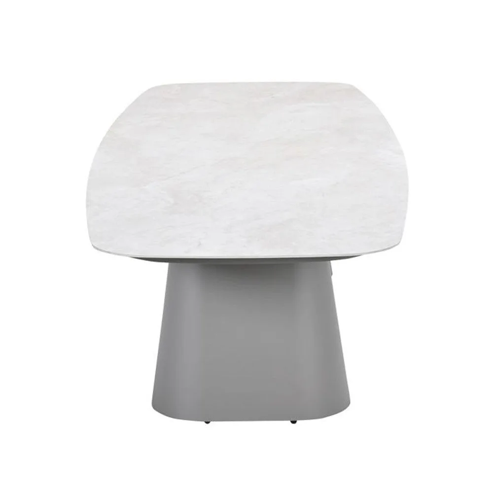 Garden Impressions Denver dining tafel 320x120 cm taupe Centostone Verona sand