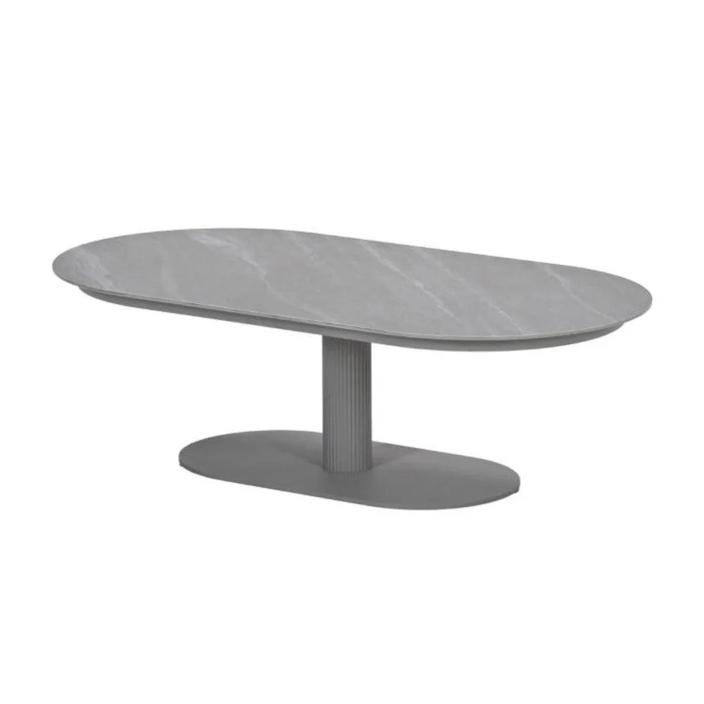 Garden Impressions Nice lounge tafel 130x70xH40 cm taupe  Centostone Napoli sand
