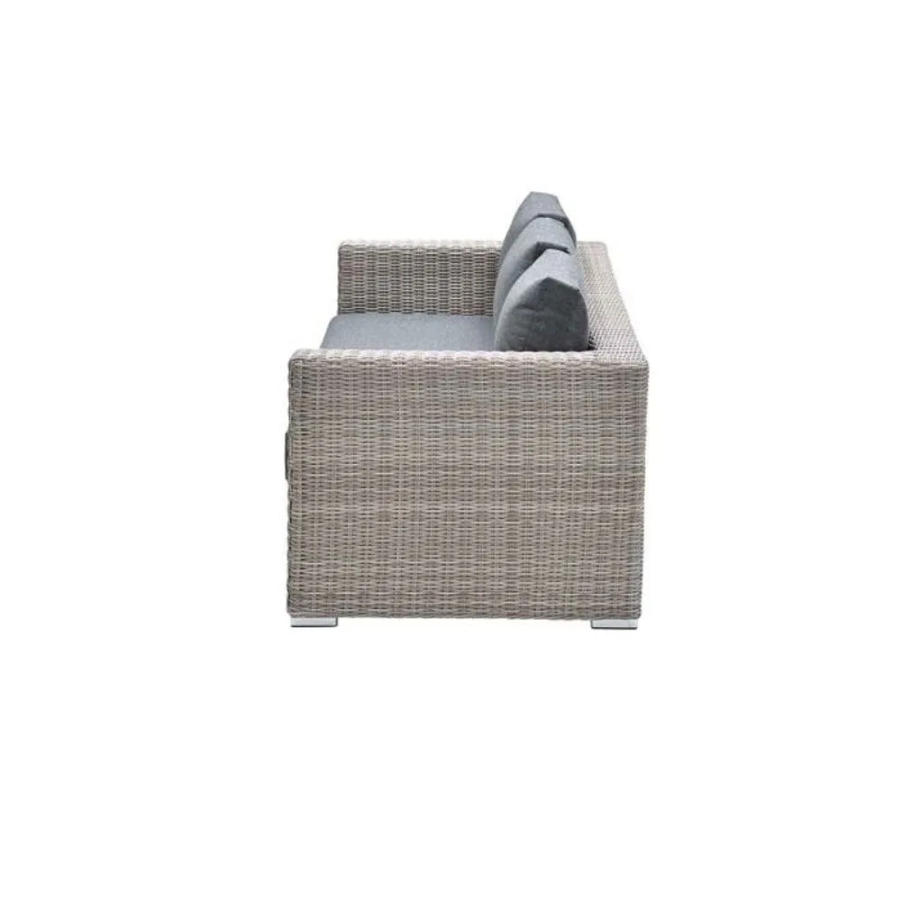 Garden Impressions Tennessee 3-zits bank  vintage willow antraciet texfiber
